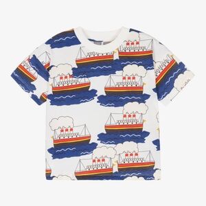 Mini rodini ferry boat tee in play condition